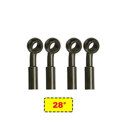 4x 10mm Motorcycle Hydraulic Brake Hose Oil Fuel Line Pipe Banjo Fitting Adapter - Bild 12 von 14