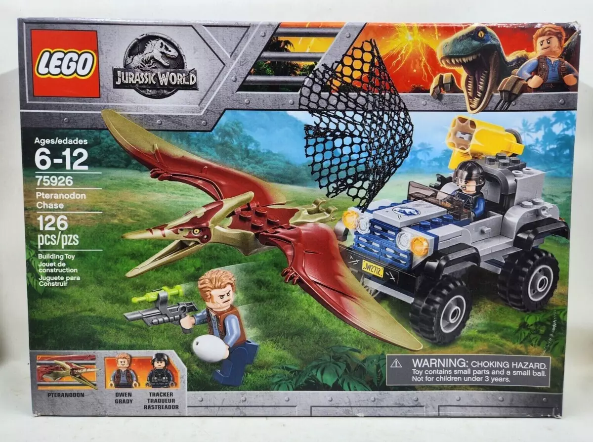 LEGO 75926 Jurassic World Pteranodon Chase Building Kit 126pcs Retired Set