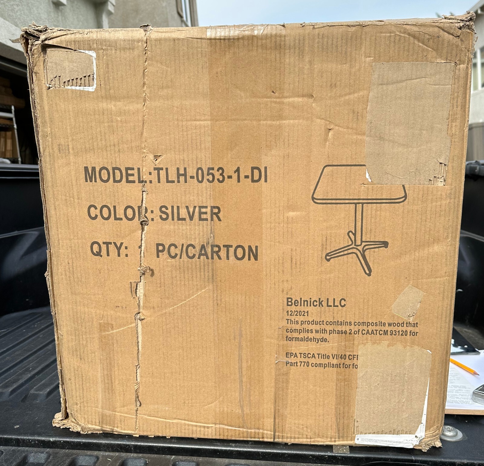 FLASH FURNITURE 23.5'' SQUARE ALUMINUM INDOOROUTDOOR TABLE eBay