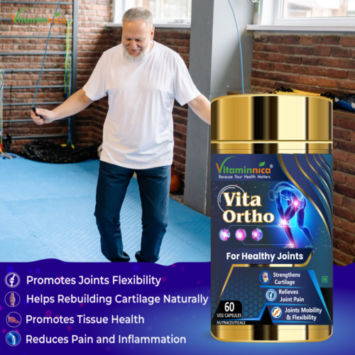 Vitaminnica Vita Ortho Healthy Bones & Joints Supports 60 Capsules - Picture 8 of 8