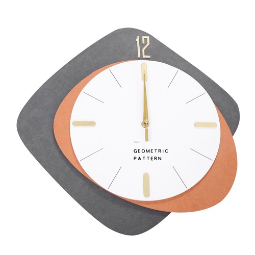 Modern Wall Clock Non-Ticking Silent Living Room Bedroom Wall Mounted Clock - Picture 6 of 17