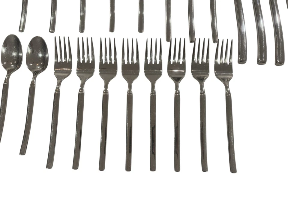 Lote de 29 talheres de aço inoxidável Zwilling JA Henckels OPUS brilhante 18/10 - Imagem 2 de 4