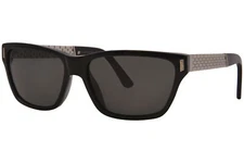 RetroSuperFuture Novanta-Francis Sunglasses Black/Silver/Grey Lenses 59mm