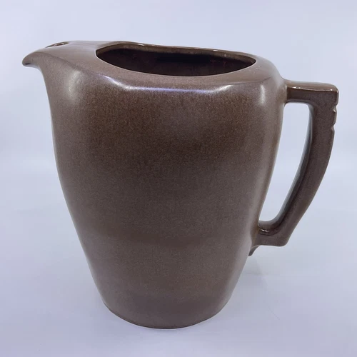 Frankoma Pottery 5D Plainsman Large Pitcher in Brown 8 1/2” Tall