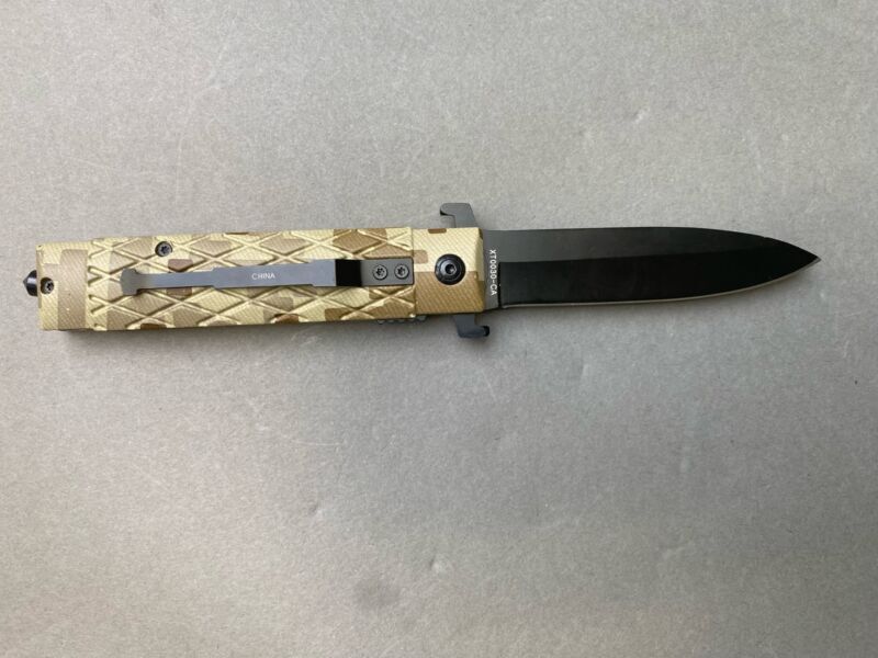 XTREME-TAC FOLDING CAMOFLAUGE POCKET-KNIFE XT0030-CA (USED)