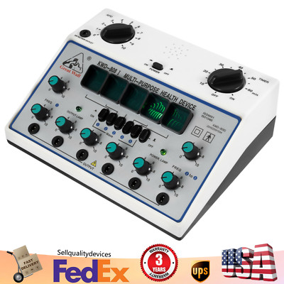 KWD-808 Electro Acupuncture Stimulator Therapy 6 Channel Acupuncture Machine USA