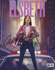 CARRIE PRESTON SIGNED 'ELSBETH' 8x10 PHOTO 2 TV SHOW ACTRESS BECKETT BAS COA