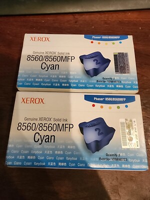 7 Genuine Xerox 8560/8560 MFP (108R00723)  Solid Ink for Phaser 8560. 