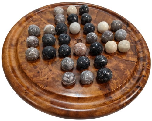 Handmade Moroccan 5 X Stone Marbles Pieces for Solitaire ETC SPARES - Picture 3 of 5