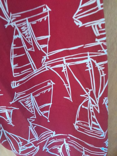 Pantalones recortados Talbots Petites para mujer 16 veleros rojos/blancos vibraciones de verano ($58) - Imagen 16 de 16