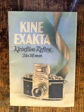 Kine Exakta 24X36 Prospect - Reprint Text.German - Classic Camera Store Dresden