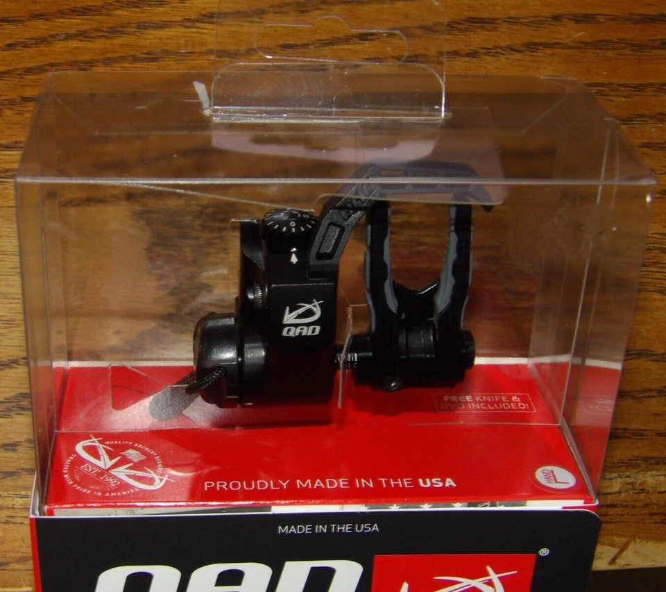 NEW QAD Ultrarest Integrate MX2 QAD- Black - Bow Rest- LEFT Handed- Integrated - Image 2 of 4