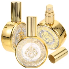 3 Pcs Fine Mist Spray Bottles Glass Perfume Empty Travel Refillable Mini Terrari