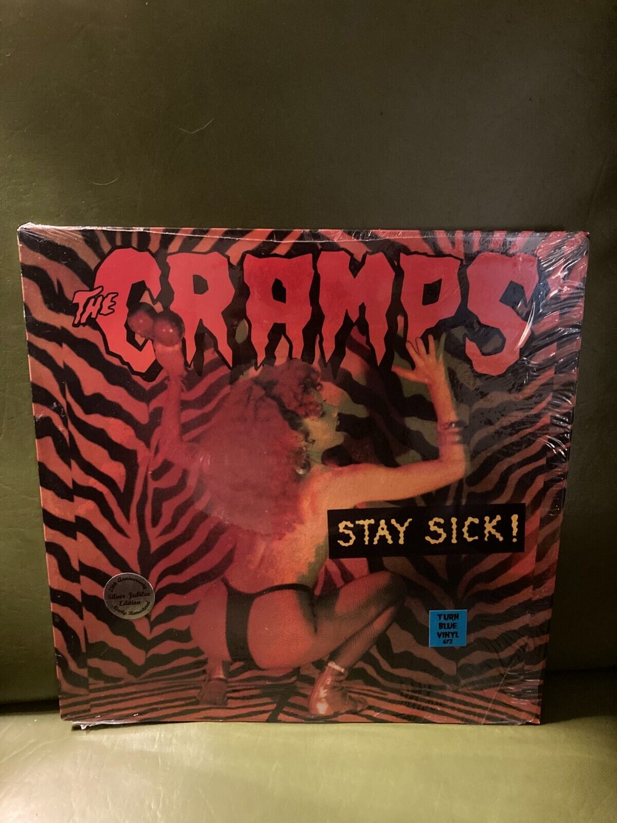 The Cramps - Stay Sick - LP Blue Vinyl 25th Ann. 2001 Vengeance EX! In Shrink