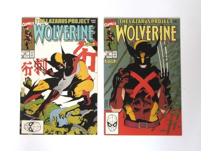Wolverine #28 & 29, The Lazarus Project Part 2 & 3, Marvel Comics Aug. 1990