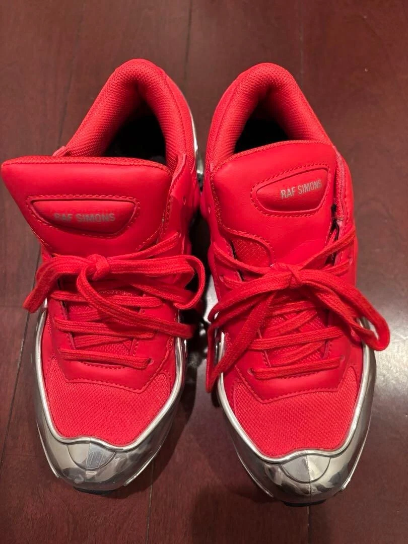 Preços baixos em adidas Raf Simons x Ozweego Mirrored - Red | eBay