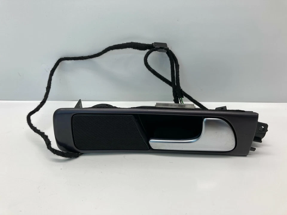 2002 2003 2004 Audi A6 Rear Right Side Inside Inner Door Handle w Speaker - Image 3 of 4