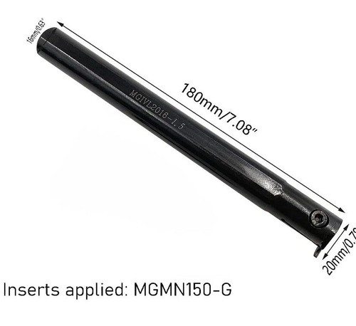 MGIVL2016-1.5 Bohrstange Nutenhalter Drehmaschine Schneidwerkzeug 16 mm + 10* MGMN150-G - Bild 3 von 6