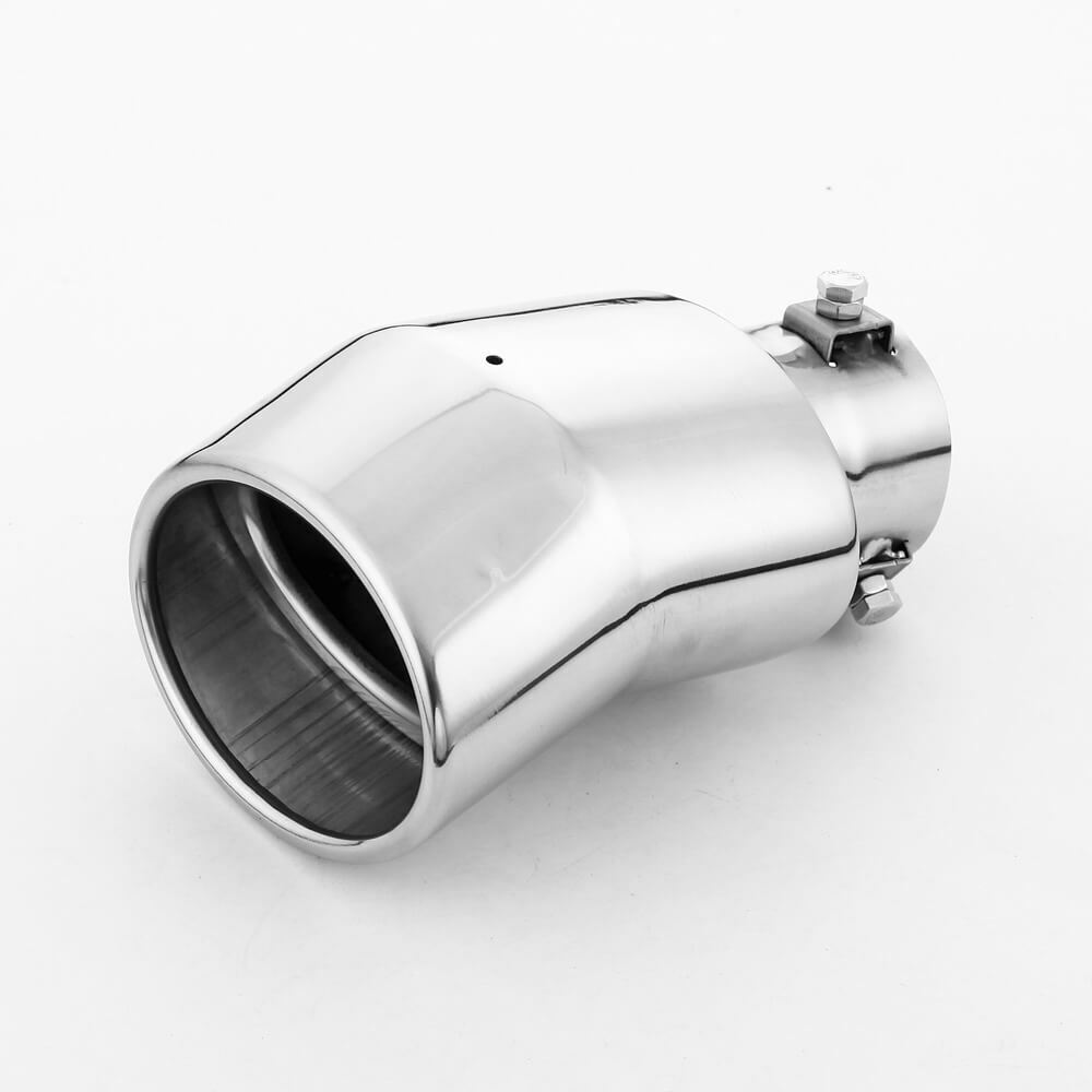 Turn Up Exhaust Muffler Tip 2" Inlet Bolt On Oval Out 6" Long 3.5