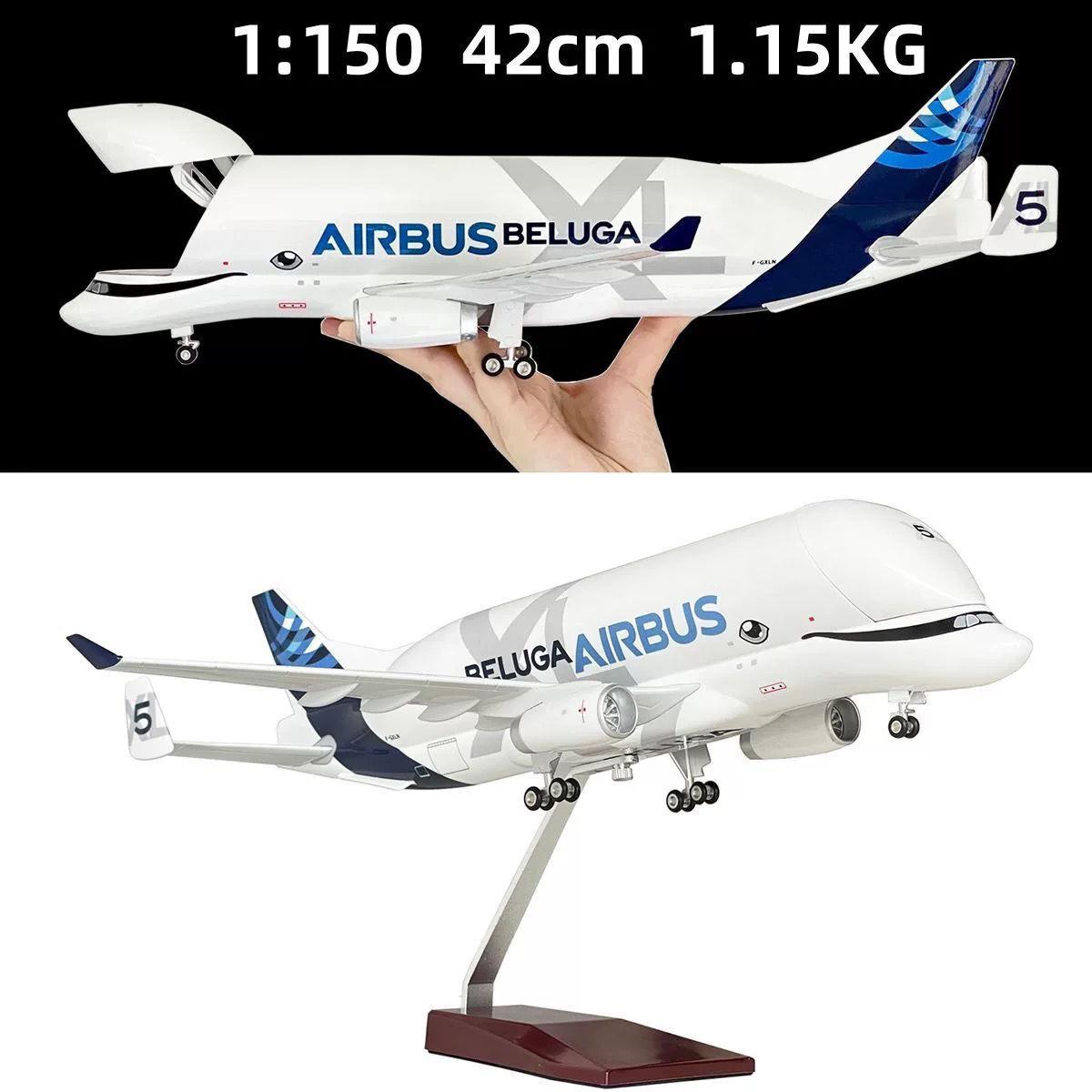 1/150 Scale Beluga Airliner Aircraft Model AIRBUS HOUSE 1/150 Scale Beluga Airliner Aircraft Model AIRBUS HOUSE