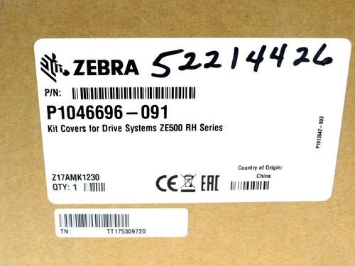 NEW ZEBRA P1046696-091 KIT COVERS FOR DRIVE SYSTEMS RH SERIES P1046696091 - Picture 2 of 2