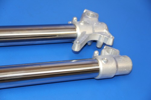 2000 00 YZ250 YZ 250 Front Forks Suspension Damper Leg Chrome Tube Cushion NICE - Bild 6 von 13
