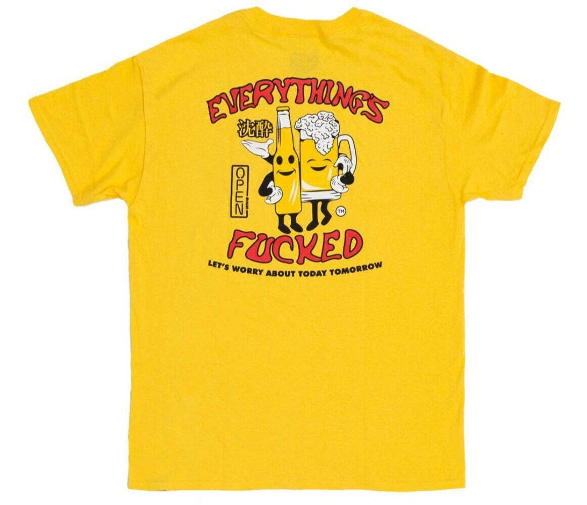 Открытая 925 мужская футболка Worry Tomorrow Daisy Унисекс 3890₽