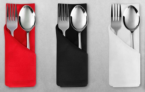 Pack of Restaurant Cloth Napkins 17x17 Inches Dinner Napkins Utopia Home - Picture 26 of 147