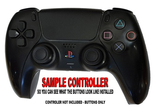 Retro PS5 Controller Classic Buttons Kit D-Pad, Home X-O Buttons Option Remote - Picture 3 of 24