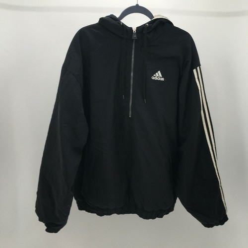 Adidas Quarter Zip Jacket XL Mens Black 