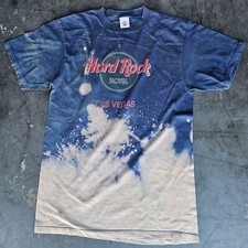 Hard Rock Hotel Las Vegas Made In USA bleached Tee T-Shirt Sz L