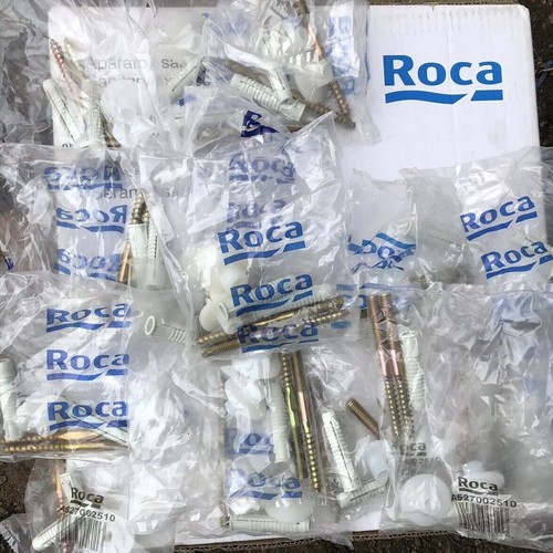 Joblot 15 X Roca Heavy Duty Basin Sink Hangers Fixing Kit A527002510 Packaged - Picture 2 of 2