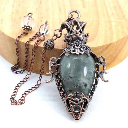 Healing Crystal Water Drop Stone Pendulum for Dowsing Spiritual Divination. - Picture 34 of 42