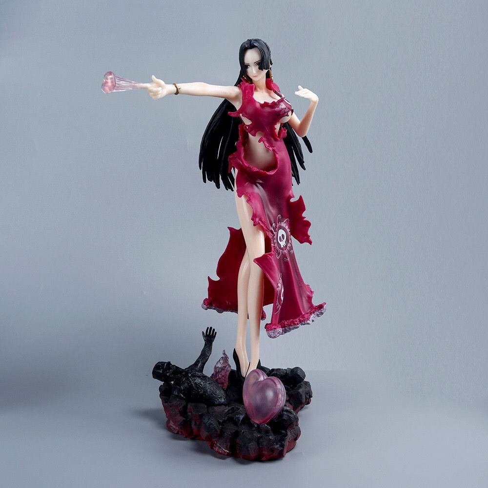 Anime One Piece Boa Hancock Lightable Undressable Figure Toy