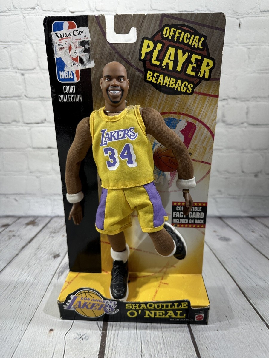 Rare HTF 1999 NBA Shaquille O'Neal Los Angeles Lakers Plush Doll