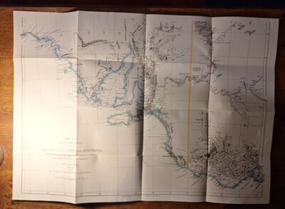 Narrative of an Expedition into Central Australia - maps only