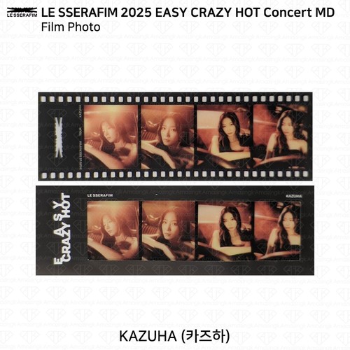LE SSERAFIM 2025 Easy Crazy Hot Concert MD Benefit Photocard Film Photo KPOP - Picture 102 of 103