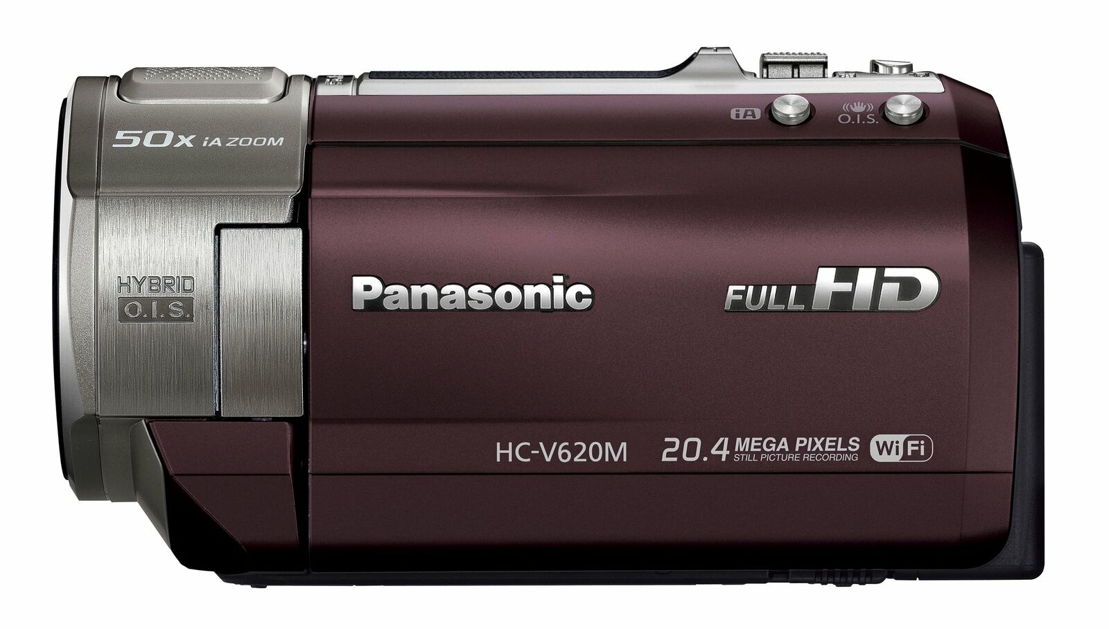 カメラ ビデオカメラ Panasonic Digital Hi-Vision Camcorder V620 Internal Memory 32GB Brown  HC-V620M-T