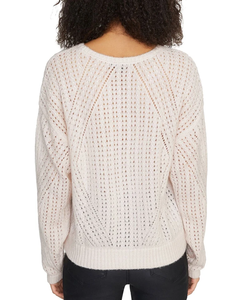 Suéter Sanctuary Hole In One Open Stitch en rosa pastel claro, grande - Casa rodante $89 Foto 2 de 3