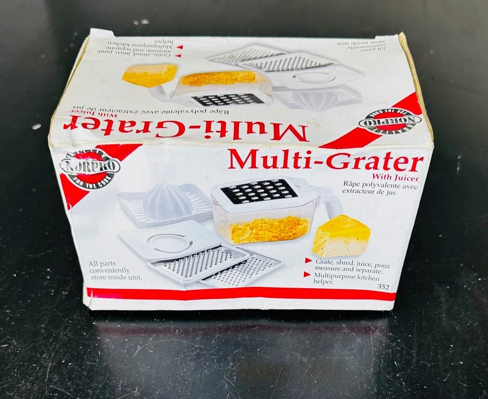 Multi-rallador Norpro con exprimidor y separador de huevos modelo 352 nuevo caja abierta Foto 4 de 4