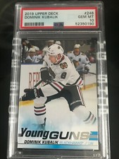 DOMINIK KUBALIK YOUNG GUNS RC PSA 10 GEM MINT UPPER DECK +FREE COMBINED S&H