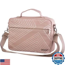 DiverseBee Large Book Cover with Handles and Shoulder Strap, Carrying Case fo