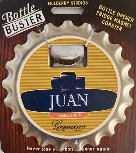 Bottle Buster Flaschenöffner Magnet Untersetzer 100+ Namen Zitate Ihrer Wahl Neu in Verpackung - Bild 64 von 124