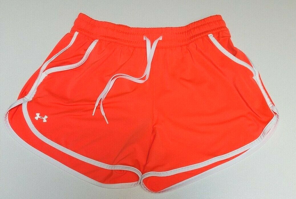 Under Armour Womens Athletic Shorts Pink Running Gear Size Small