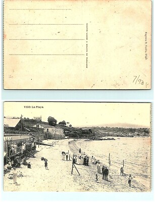 S01-2557, SPAIN, VIGO, LA PLAYA, 100-year-old POSTCARD