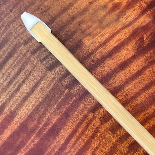 1/16 Violin Bow Carbon Fiber Violin Bow Natural Horsehair Ebony Frog Round Stick - Picture 3 of 10