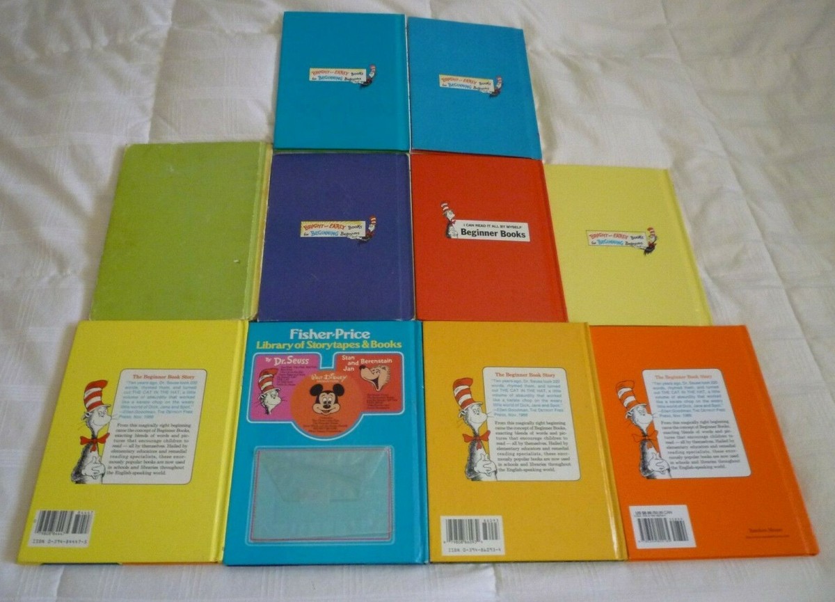 10 Book Lot Vtg 60s-80s Berenstain Bears Bright & Early Series/Dr