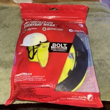 Milwaukee Bolt High Vis Sun Visor W/ Sunshade UV Protection Model 48-73-1070 New