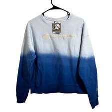 Champion Reverse Weave Heavyweight Sweatshirt Blues Pullover Women's Large NWT