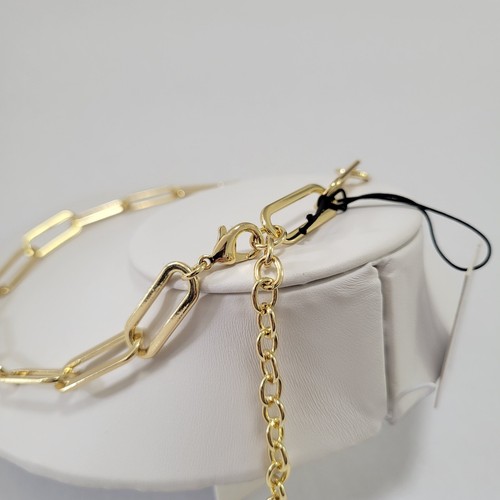 BaubleBar Hera Link Choker Halskette Büroklammer vergoldet NEU - Bild 5 von 6